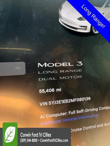 2021 Tesla Model 3 Long Range Dual Motor All-Wheel Drive