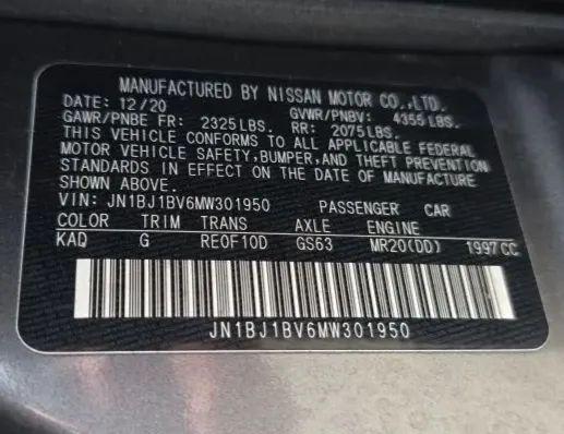 2021 Nissan Rogue Sport SV FWD Xtronic CVT