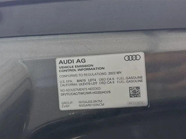 2022 Audi Q7 Premium Plus 55 TFSI quattro Tiptronic