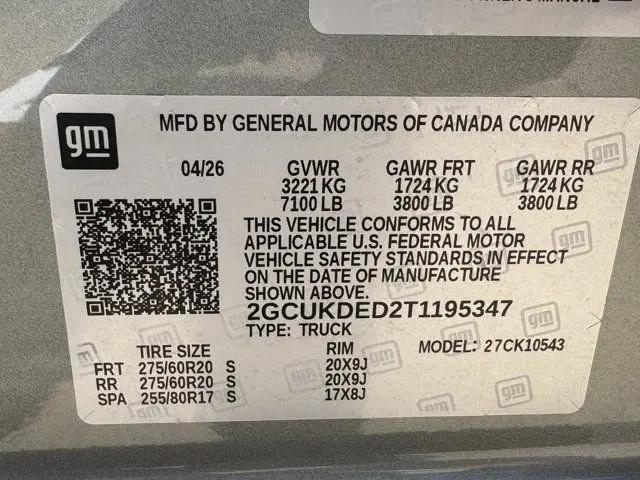 2026 Chevrolet Silverado 1500 4WD Crew Cab Standard Bed LT
