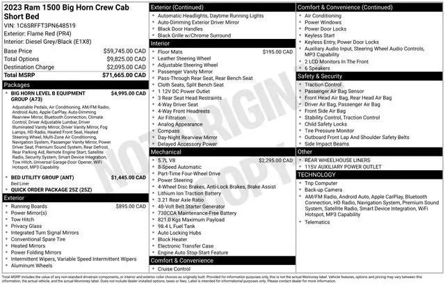 2023 Ram 1500 Big Horn