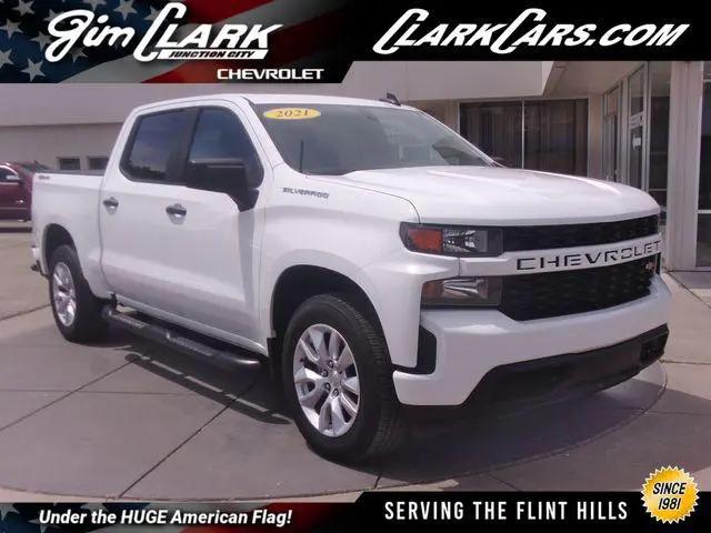 2021 Chevrolet Silverado 1500 4WD Crew Cab Short Bed Custom for sale in Junction City, KS