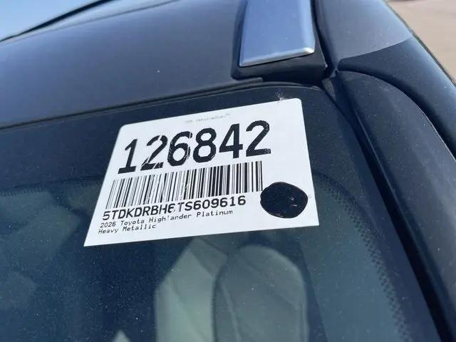 2026 Toyota Highlander Platinum