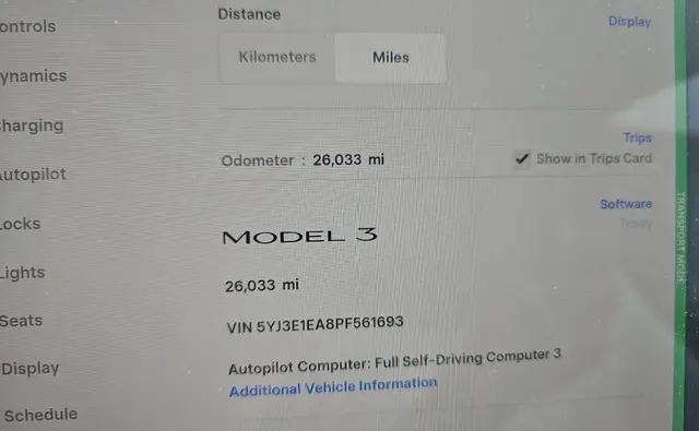 2023 Tesla Model 3 Rear-Wheel Drive