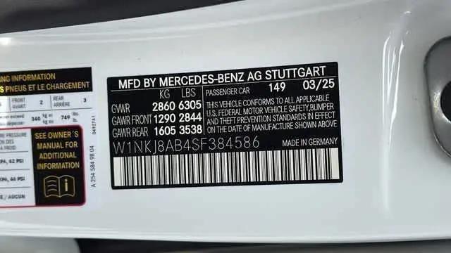 2025 Mercedes-Benz AMG GLC 63 4MATIC