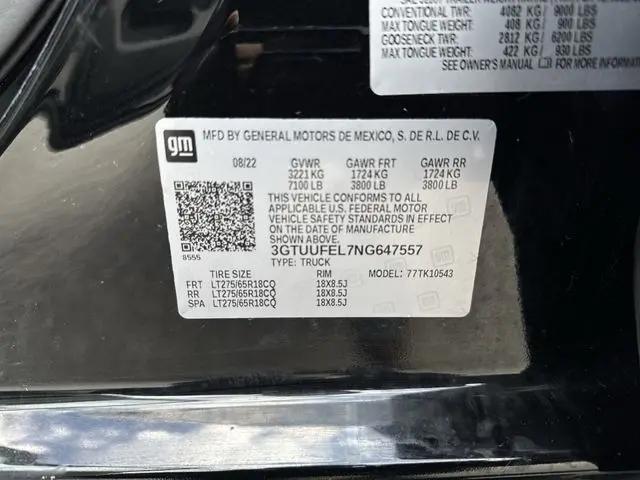 2022 GMC Sierra 1500 4WD Crew Cab Short Box AT4X