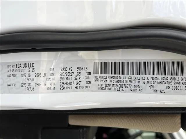 2016 Jeep Cherokee Latitude