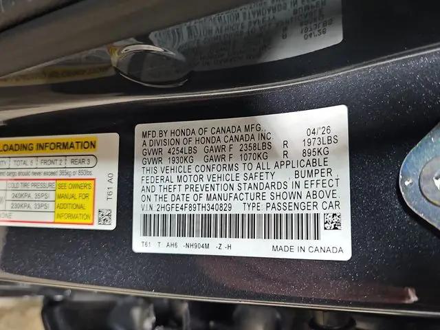 2026 Honda Civic Sport