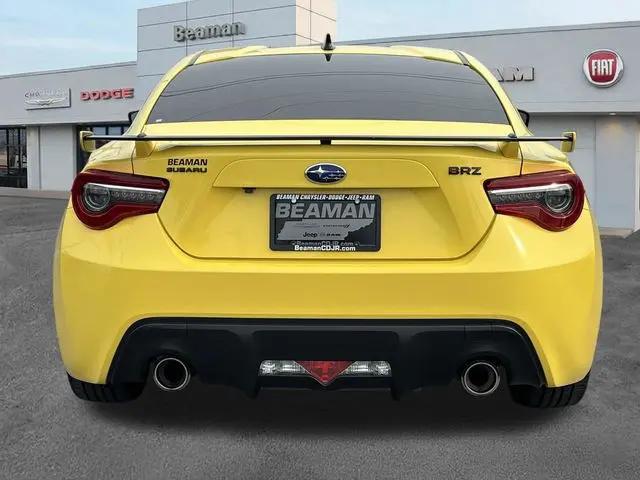2017 Subaru BRZ Series. Yellow