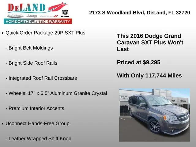 2016 Dodge Grand Caravan SXT