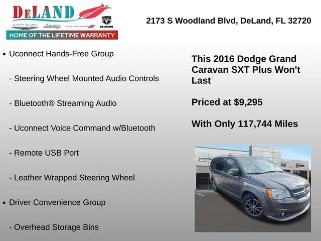 2016 Dodge Grand Caravan SXT