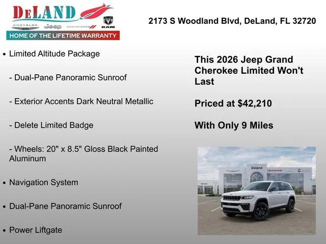 2026 Jeep Grand Cherokee Limited 4x2
