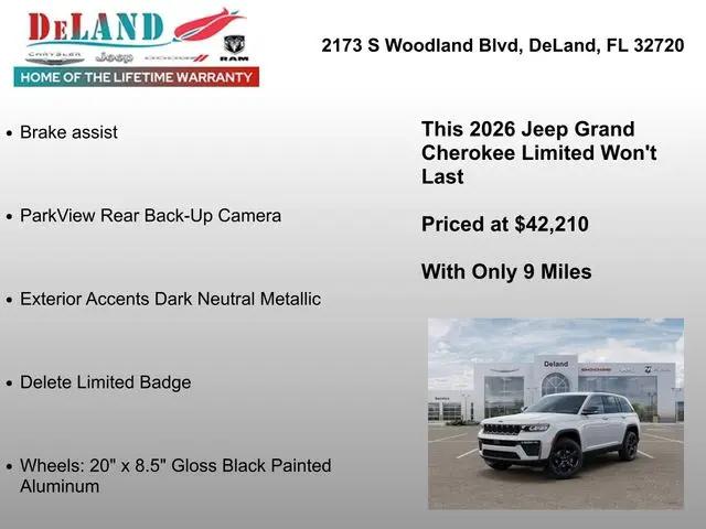 2026 Jeep Grand Cherokee Limited 4x2