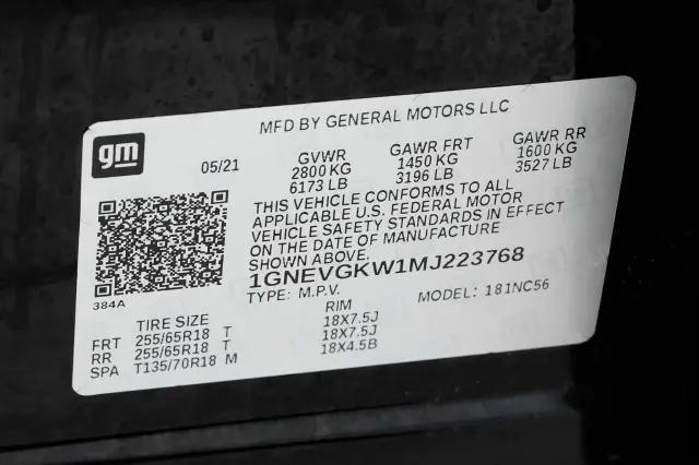 2021 Chevrolet Traverse AWD LT Cloth