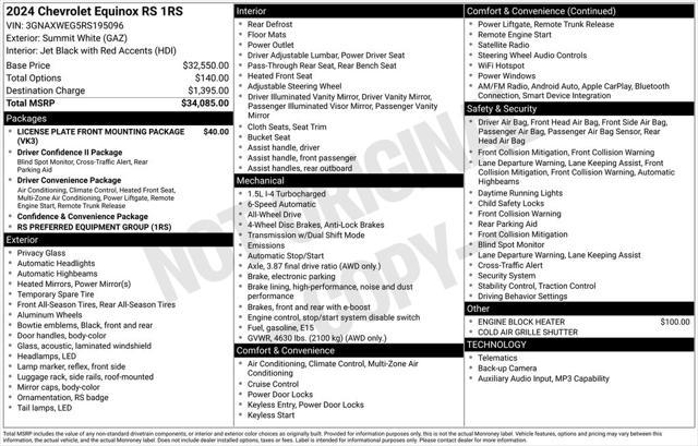 2024 Chevrolet Equinox AWD RS