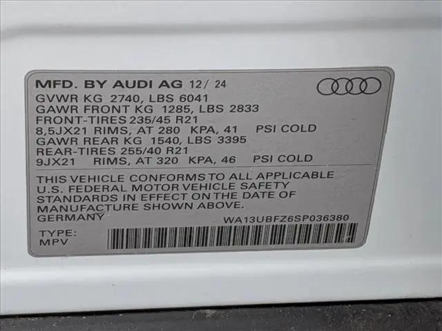 2025 Audi Q4 Sportback e-tron Premium Plus 55 quattro