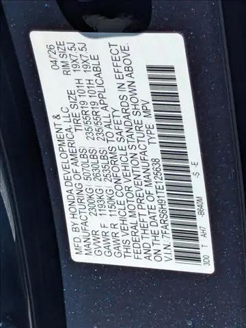 2026 Honda CR-V Hybrid AWD Sport Touring