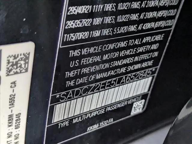 2020 Jaguar F-PACE SVR P550 AWD Automatic