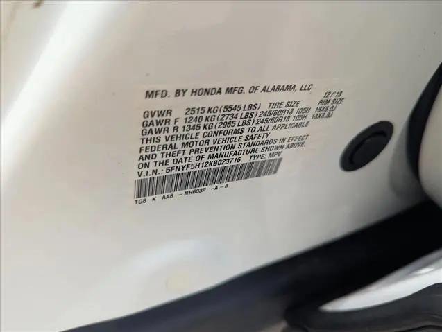 2019 Honda Pilot LX