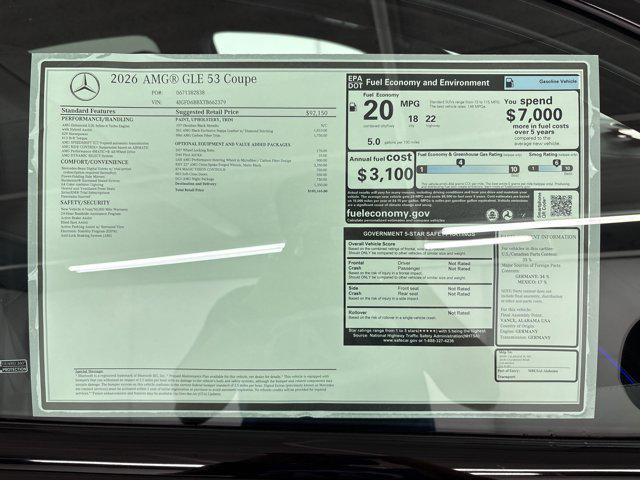 2026 Mercedes-Benz AMG GLE 53 4MATIC+