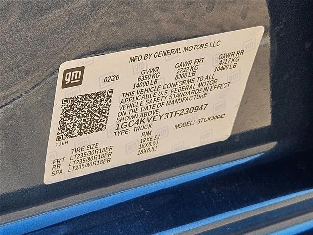 2026 Chevrolet Silverado 3500HD Crew Cab, Long Bed, High Country Dual Rear Wheel, RWD