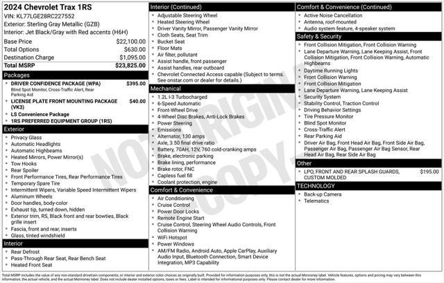 2024 Chevrolet Trax FWD 1RS