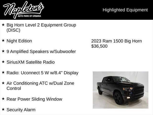 2023 Ram 1500 Big Horn Crew Cab 4x4 5'7" Box