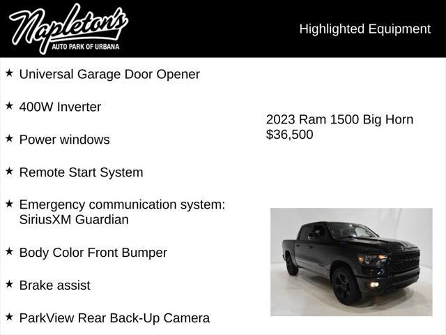2023 Ram 1500 Big Horn Crew Cab 4x4 5'7" Box