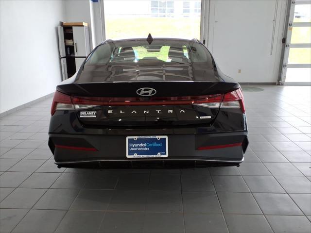 2025 Hyundai Elantra Hybrid Blue