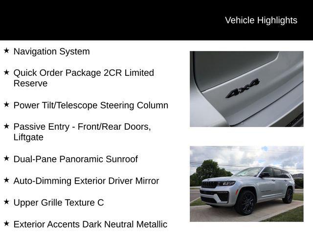 2026 Jeep Grand Cherokee L GRAND CHEROKEE L LIMITED RESERVE 4X4