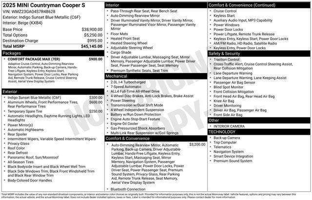 2025 MINI Cooper Countryman Cooper S