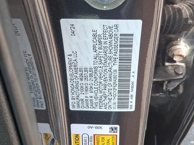 2024 Honda Accord Hybrid EX-L