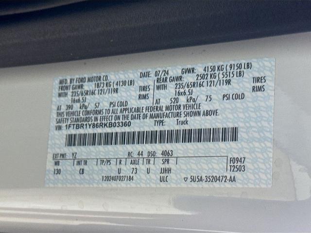 2024 Ford Transit Cargo Van Base