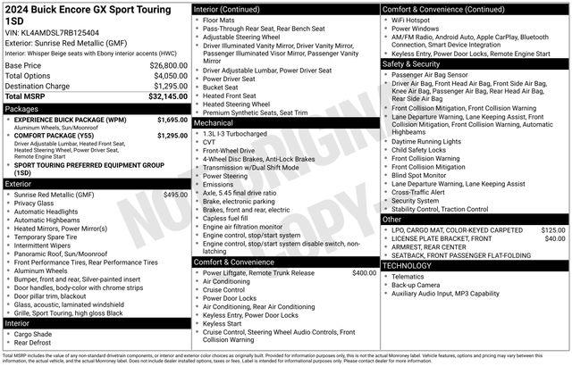 2024 Buick Encore GX Sport Touring FWD