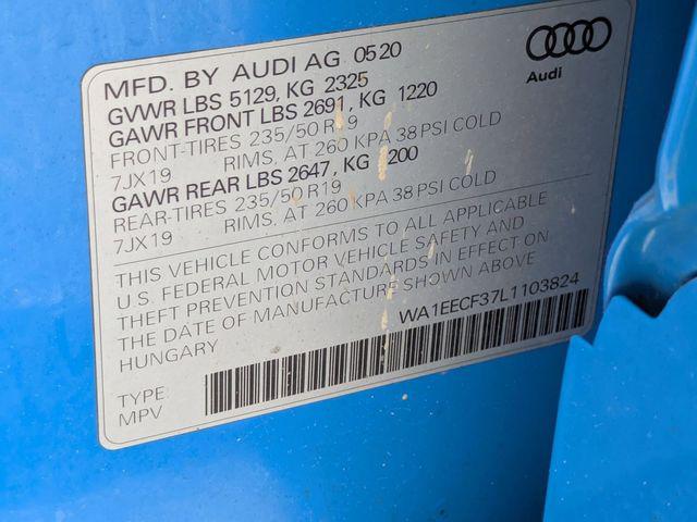 2020 Audi Q3 Premium Plus 45 TFSI S line quattro Tiptronic