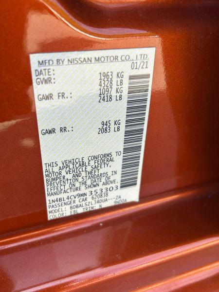 2021 Nissan Altima SR FWD