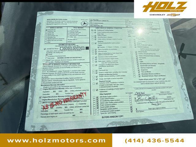 2001 Chevrolet Corvette Base