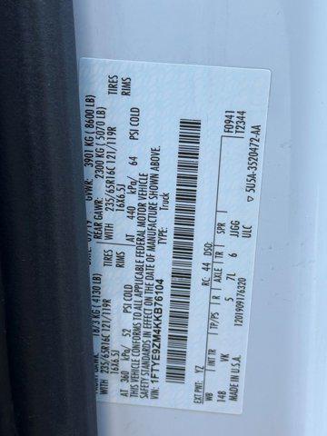 2019 Ford Transit 148 WB Low Roof Cargo