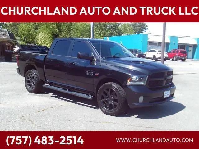 2017 Ram 1500 Night Crew Cab 4x4 5'7" Box for sale in Portsmouth, VA