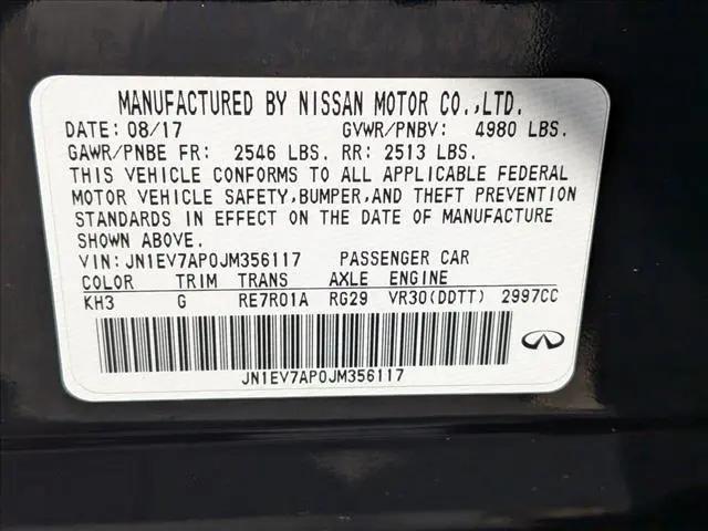2018 INFINITI Q50 3.0t LUXE
