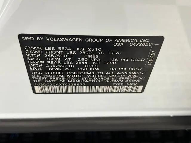 2026 Volkswagen Atlas Cross Sport SE