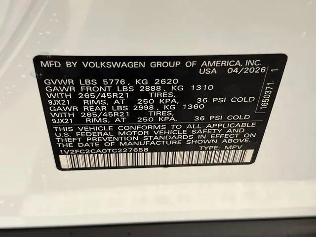 2026 Volkswagen Atlas Cross Sport SEL Premium R-Line