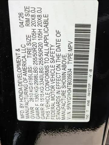 2026 Honda Pilot Sport