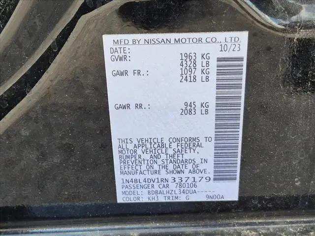 2024 Nissan Altima SV FWD