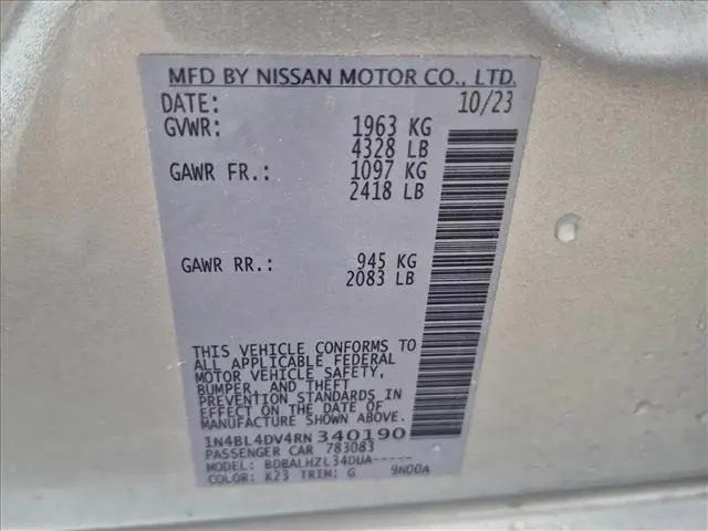 2024 Nissan Altima SV FWD