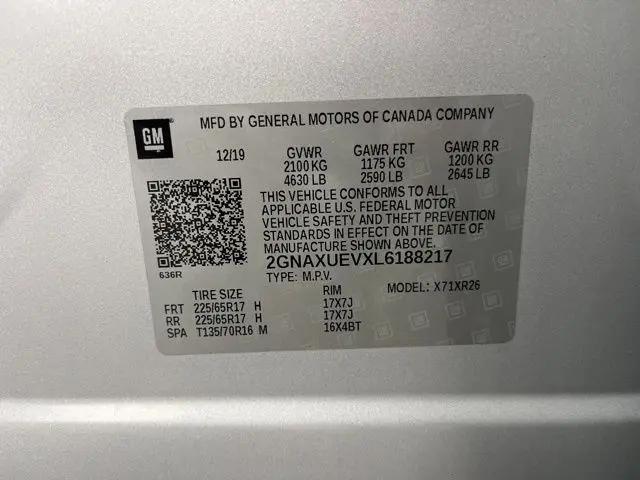 2020 Chevrolet Equinox AWD LT 1.5L Turbo