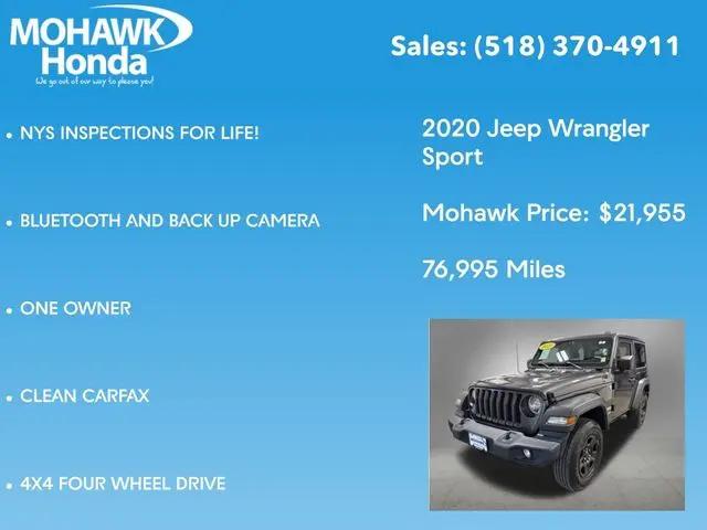 2020 Jeep Wrangler Sport 4x4