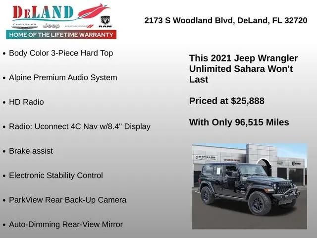 2021 Jeep Wrangler Unlimited Sahara
