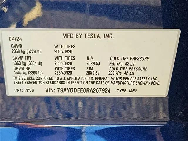 2024 Tesla Model Y Long Range Dual Motor All-Wheel Drive