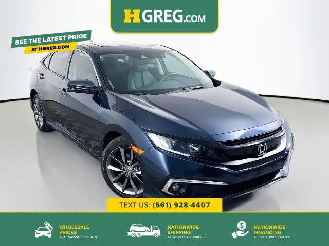 2021 Honda Civic EX for sale in West Palm Beach, FL